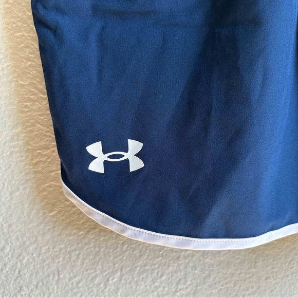 Under Armour Men’s Blue & White Loose Fit Athletic Shorts Size Extra Large XL - Picture 7 of 7